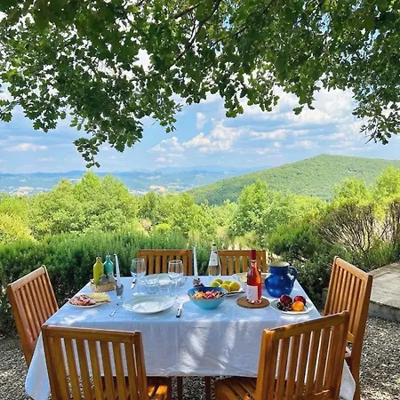 Rustic Santa Croce With Panorama View Villa